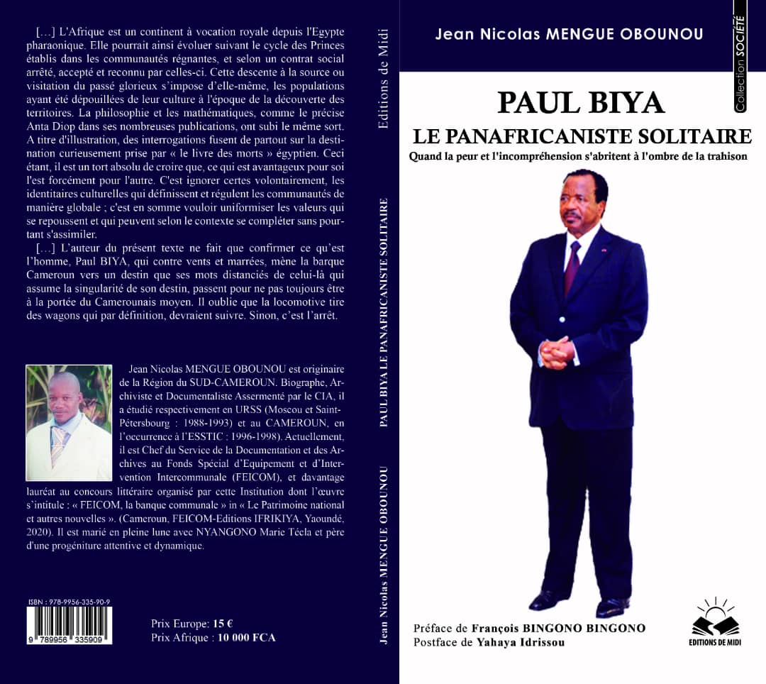 Cameroun/ Litterature: Biya et Poutine intrigues  d’un Auteur !