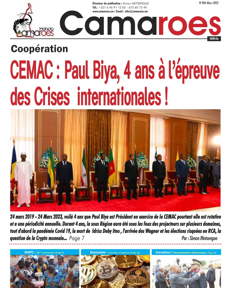 Cameroun/presse écrite : Note de lecture de  Camaroes Hebdo N°004 Mars 2023