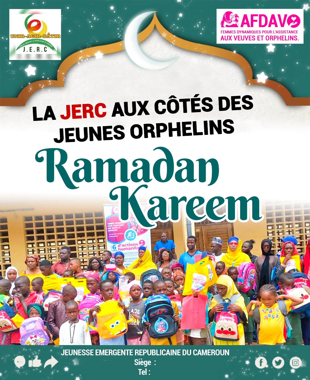 Cameroun / Social : la JERC aux Cotés des Orphelins ce Samedi à la Briqueterie !