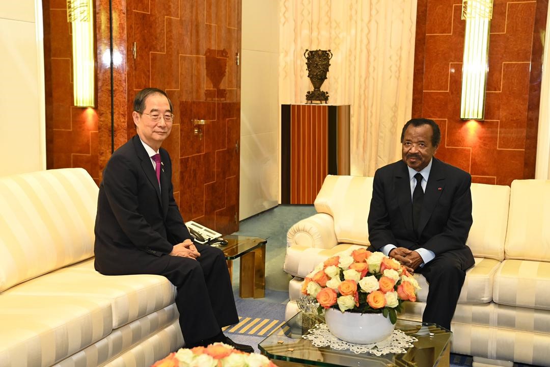 Cameroun / CMF : le Premier Ministre  Sud-Coréen  chez Paul Biya !