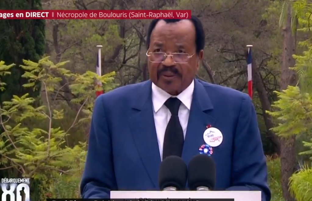 France/ Noce de chêne débarquement de Provence   : Paul Biya investi du devoir de  mémoire Africaine !