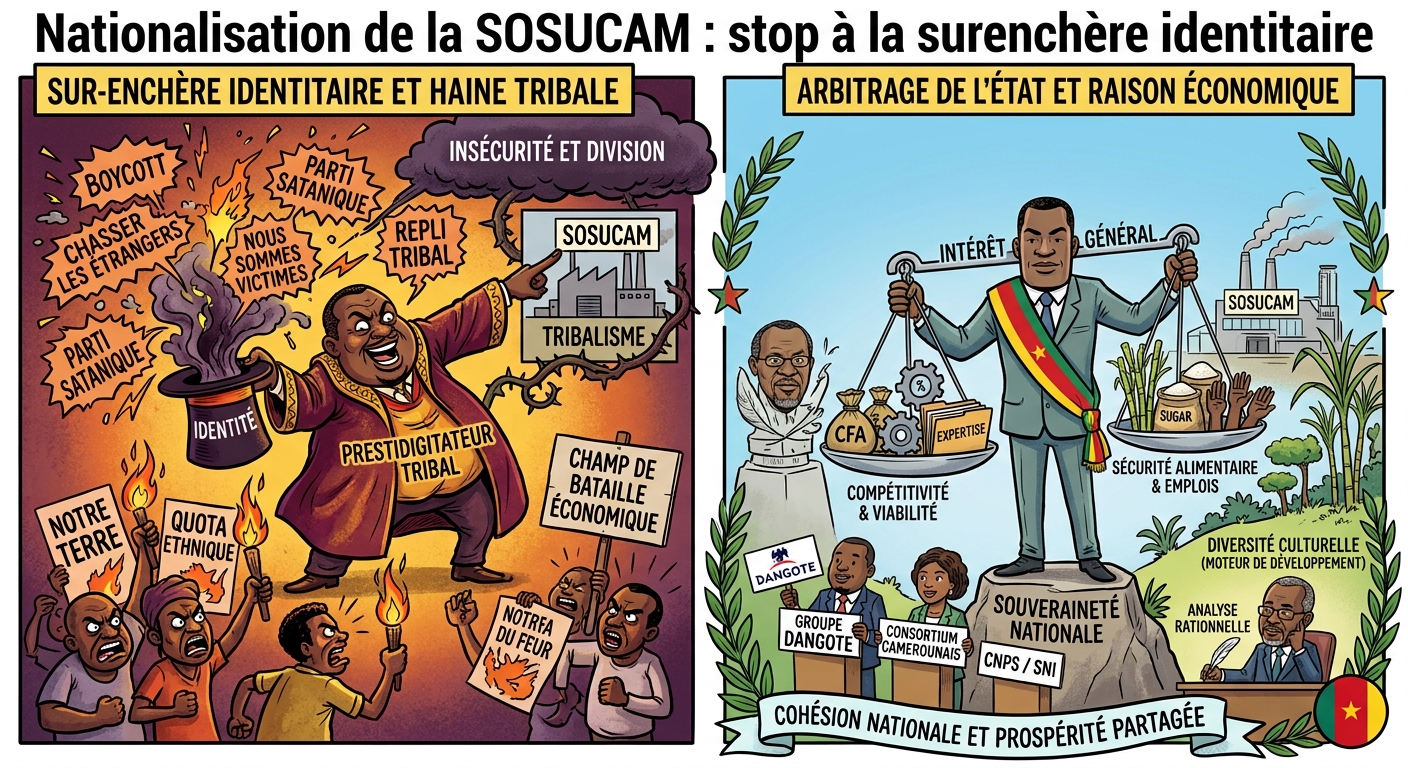 Nationalisation de la SOSUCAM : stop a la surenchère identitaire !