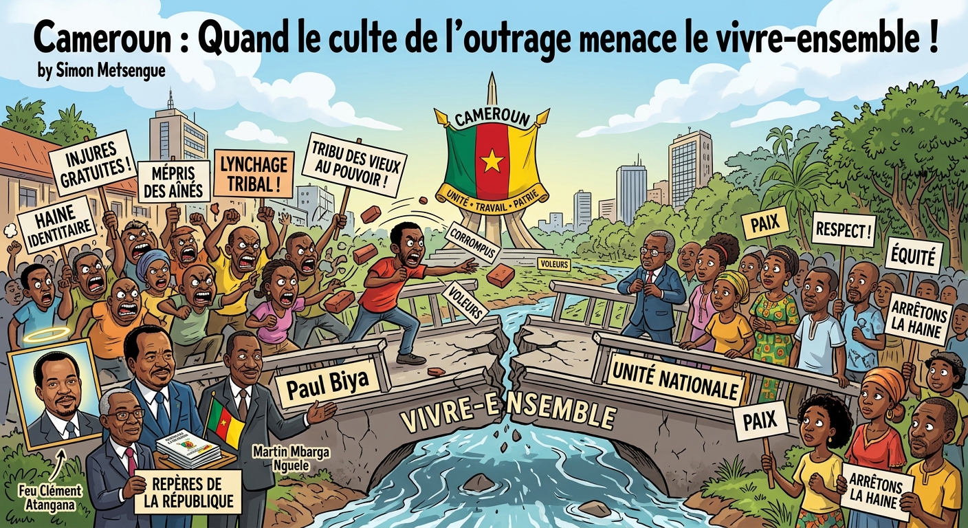 Cameroun : Quand le culte de l’outrage menace le vivre-ensemble ! Cameroun : Quand le culte de l’outrage menace le vivre-ensemble !