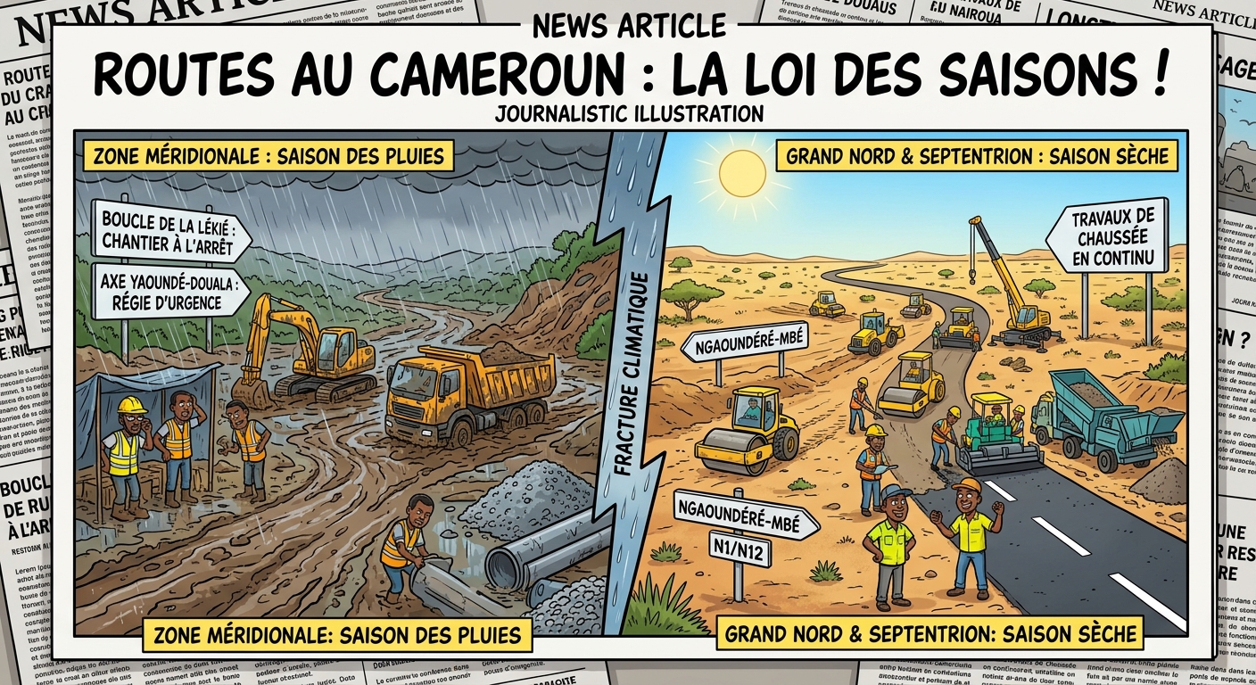 Routes au Cameroun : la loi des saisons !