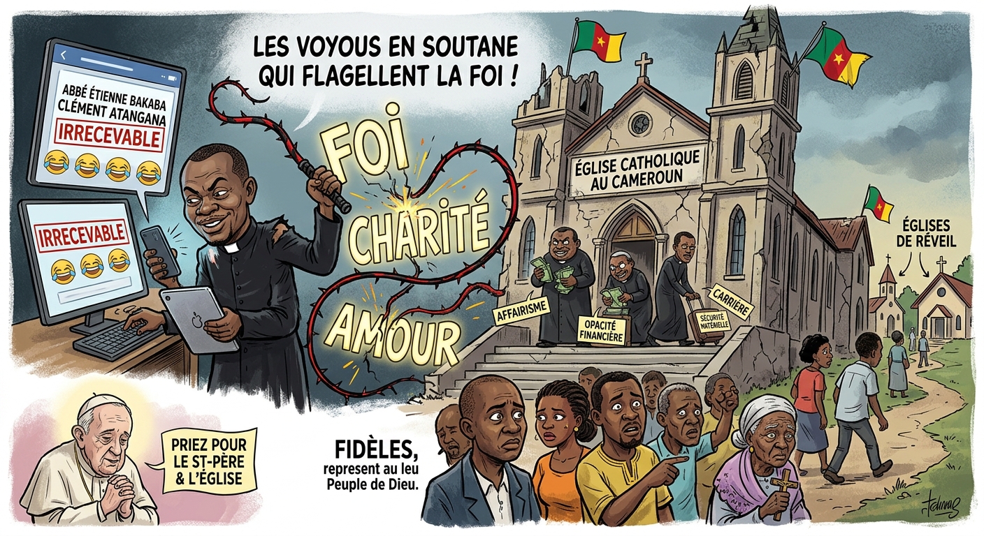 L’Église catholique au Cameroun : ces “voyous en soutane” qui flagellent la foi !