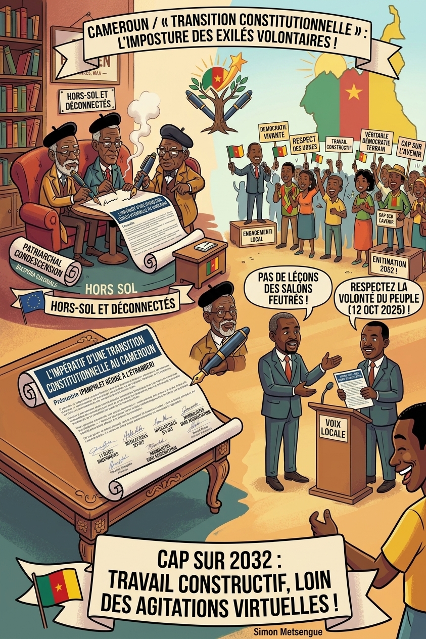 Cameroun / « Transition constitutionnelle » : L’imposture des exilés volontaires !